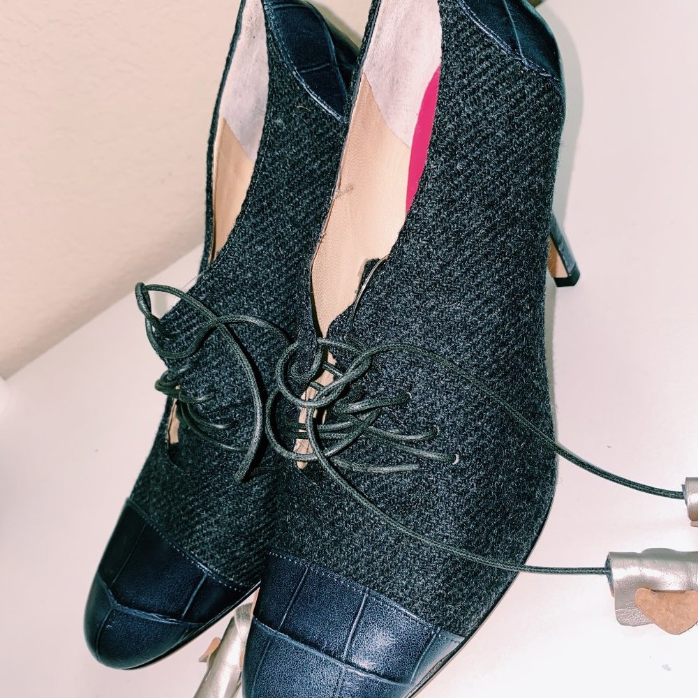 kate spade leather and wool oxford heels made in